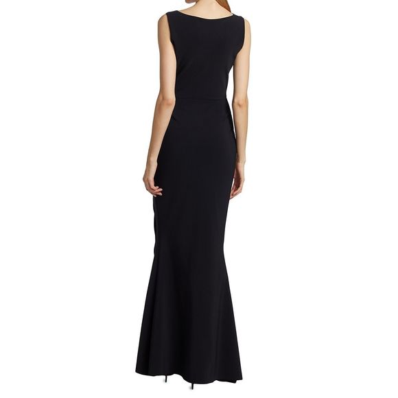 Chiara Boni La Petite Robe Cibeless Embellished Asymmetric-Neckline Gown - Picture 4 of 11